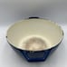 Copco Denmark Lidded Casserole Dish Pot D3 Blue Enamel Cast Iron Vintage