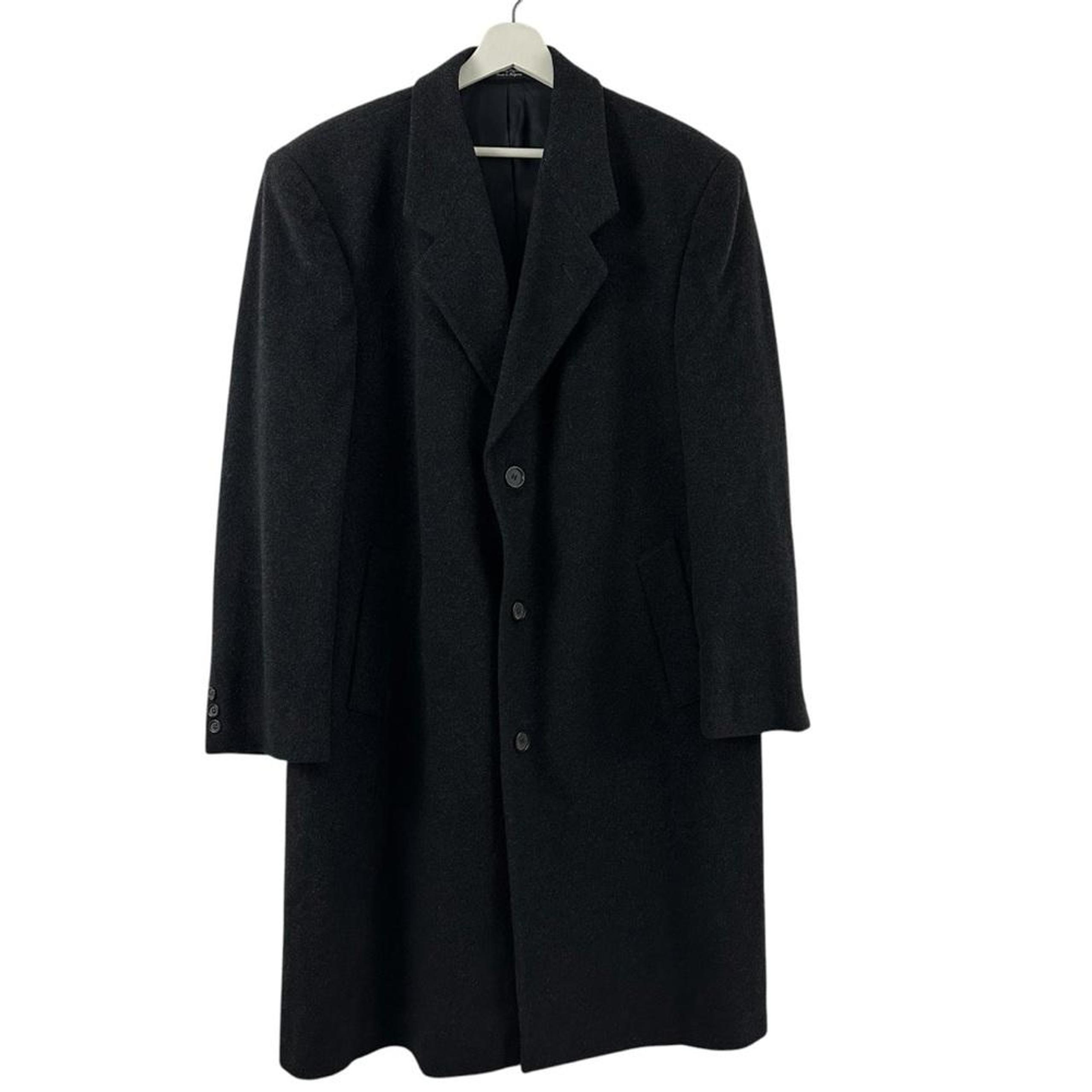 Barrington Mens Wool Cashmere Button Down Coat Size 42