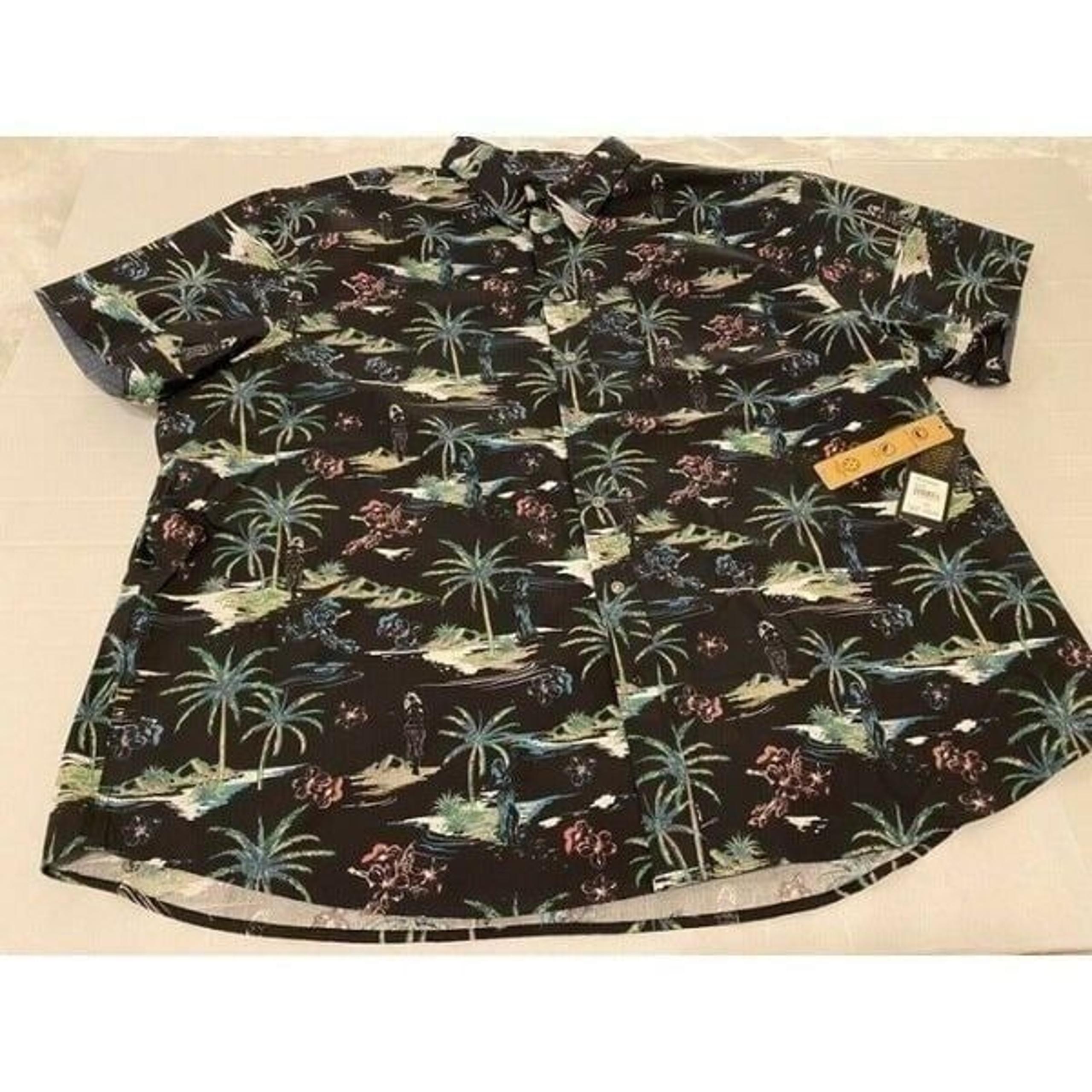 LEE Mens Hawaiian Breathable Shirt 4XL