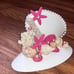 Tropical Wedding Cake Tooper/Centerpiece