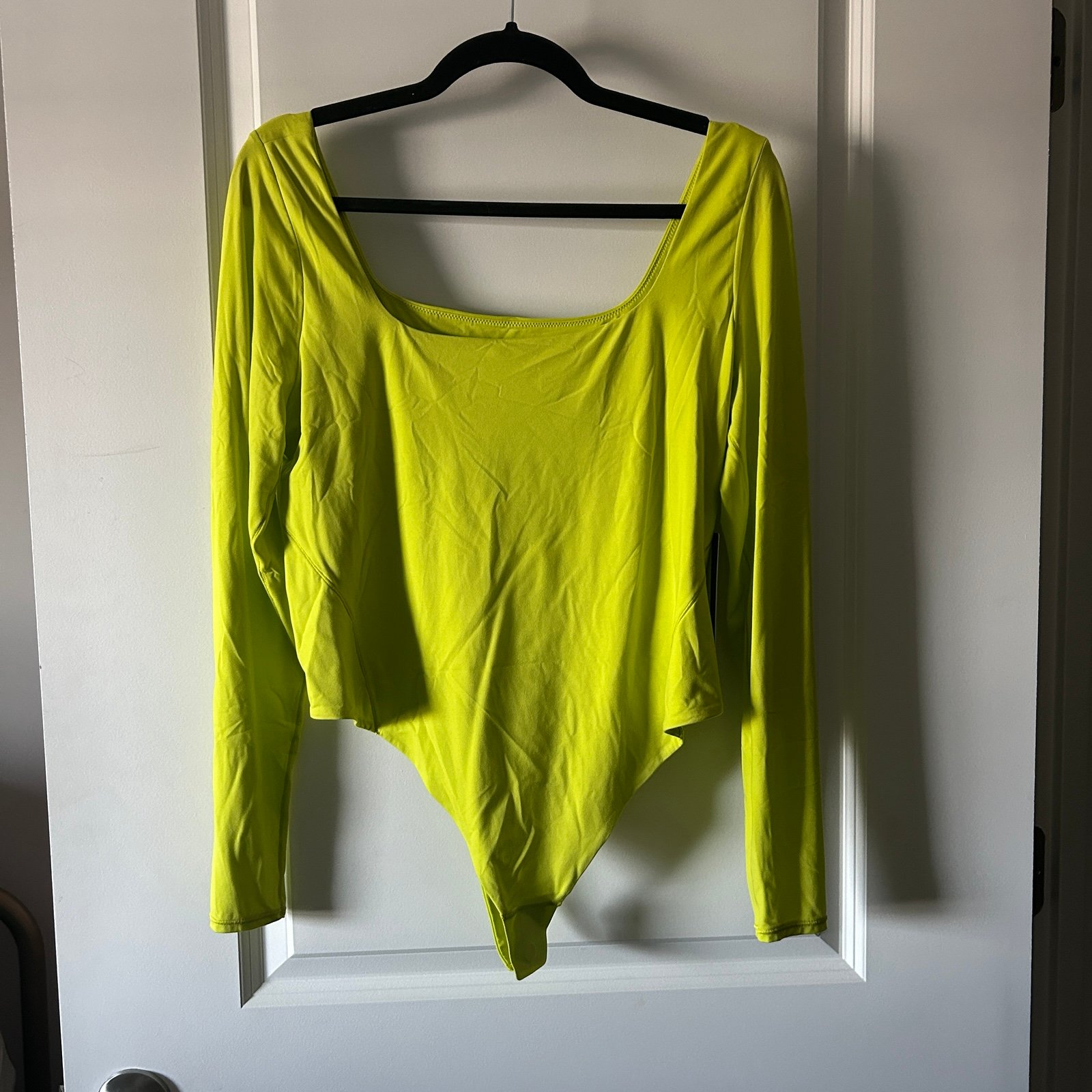 Lululemon Wundermost Square-Neck Long Sleeve Bodysuit