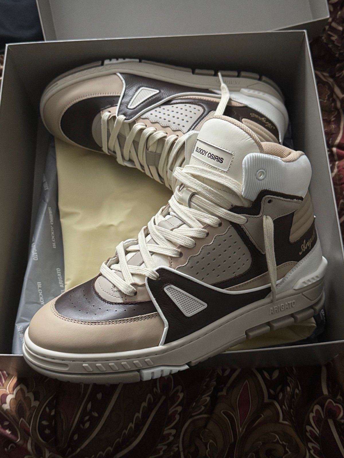 Bloody Osiris x Axel Arigato High Top Leather Sneaker