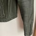 AG Adriano Goldschmied The Biker Jacket Moto Coated Denim