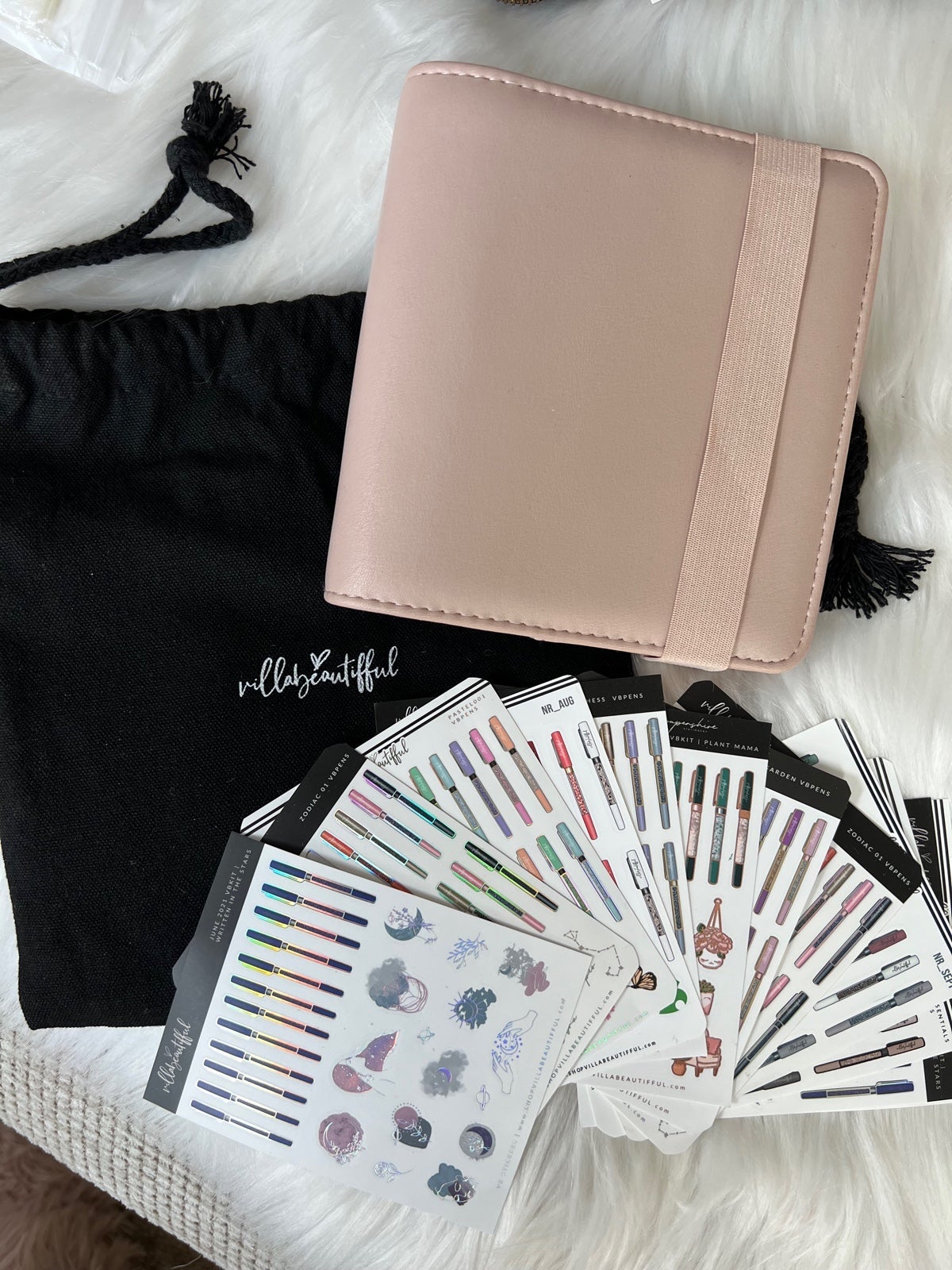 Villabeautifful Sticker Planner Album + 13 sticker sheets