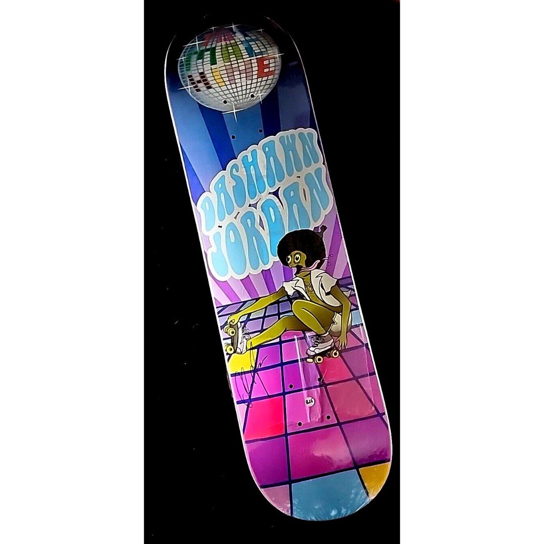 DaShawn Jordan Signed Roller Disco Toy Machine Autograph