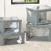 Periea Set of 4 Assorted Collapsible Storage Boxes- METALLIC FLORAL
