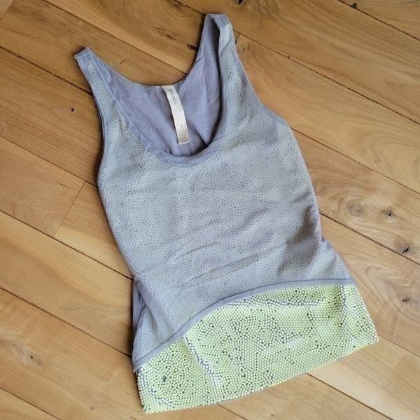Unique TROSMAN Unique Bead Light Tank Top Shirt Grey 1 S