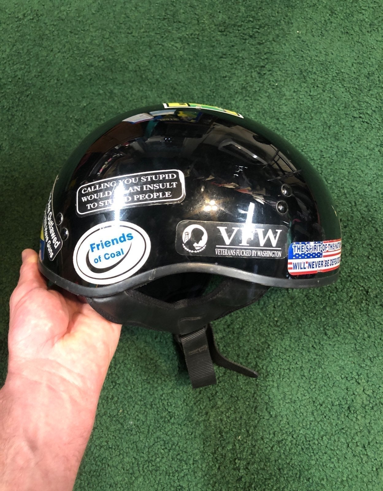 XL motorcycle helmet