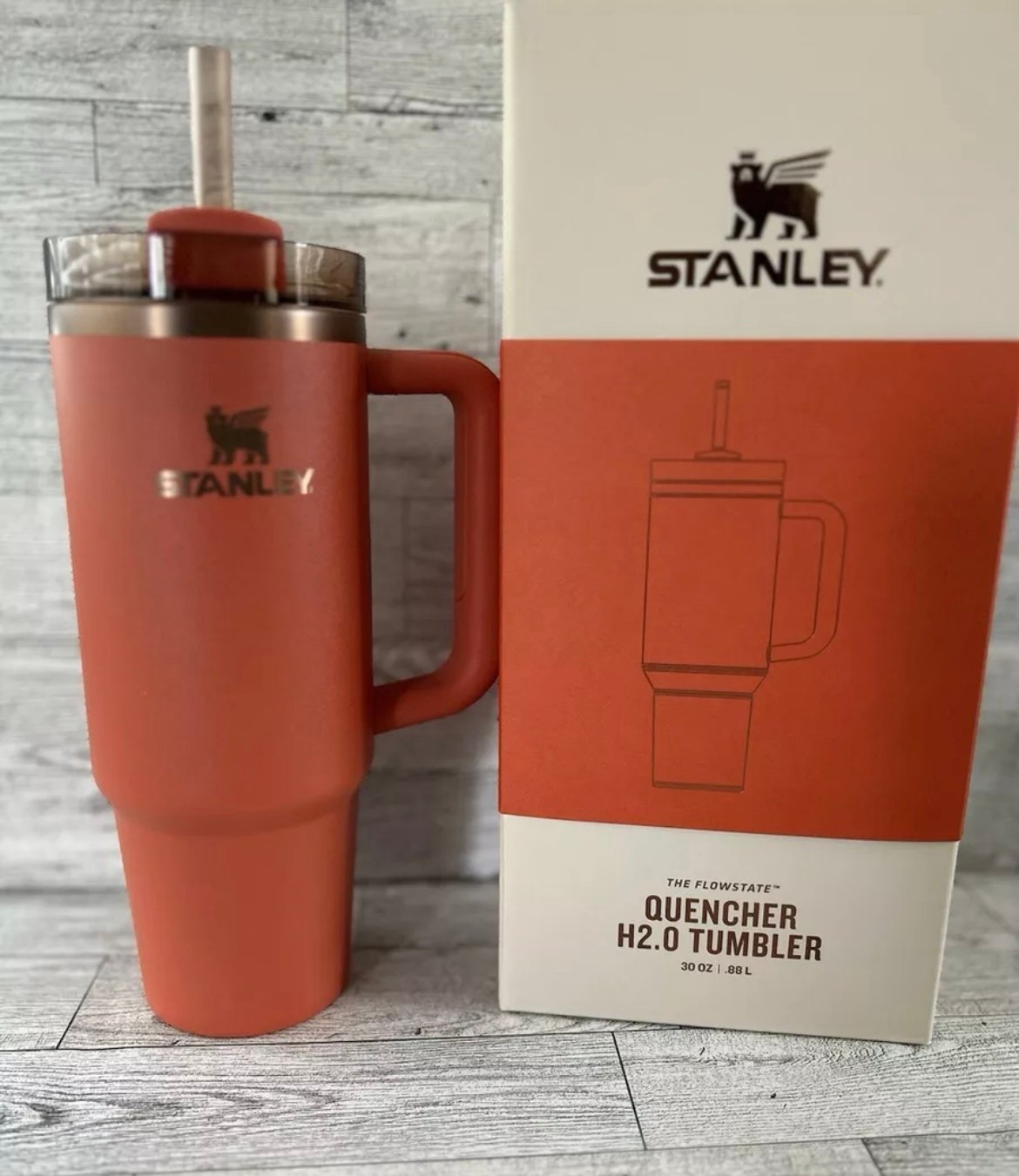 Stanley Pumpkin Spice 40oz Quencher H2 .0 Tumbler