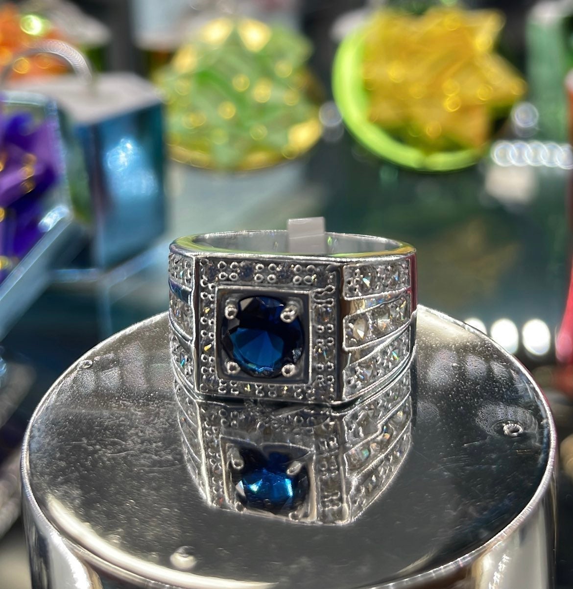 Mens high quality sterling silver ring