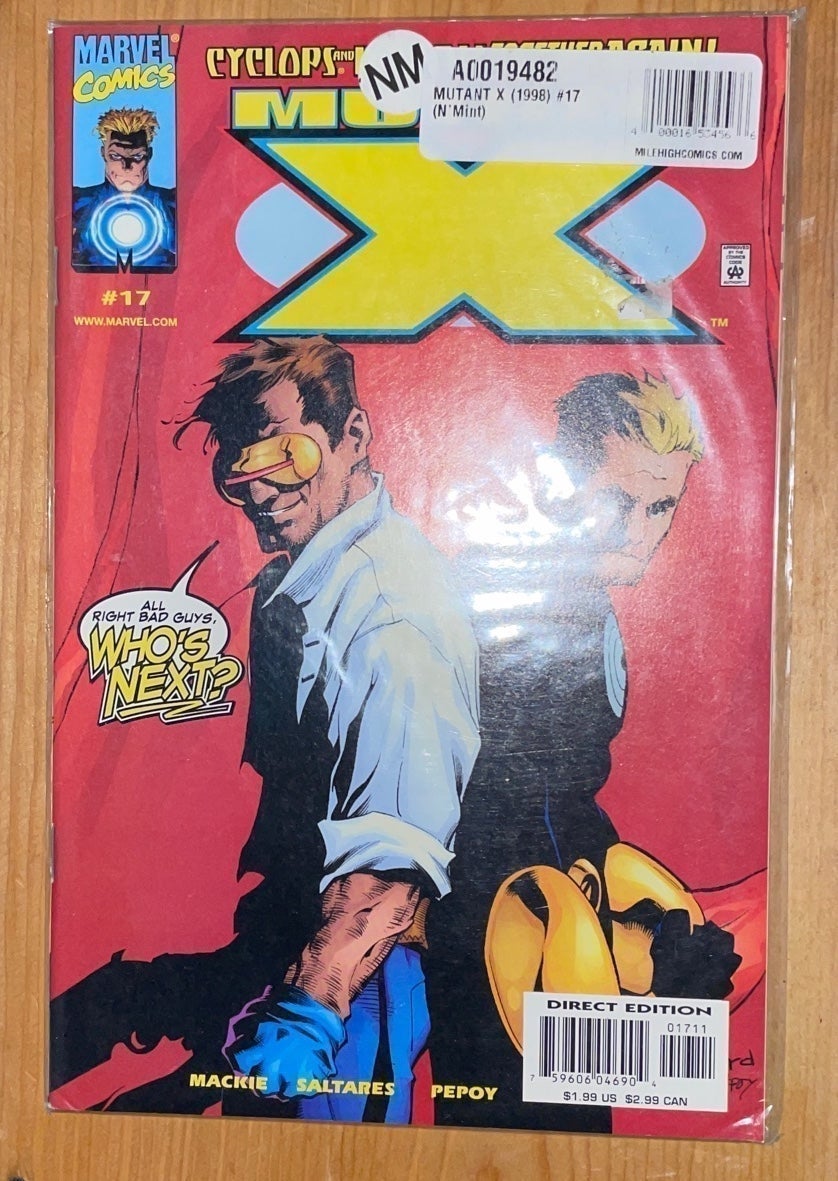Mutant X #17 Cyclops Havok NM MINT