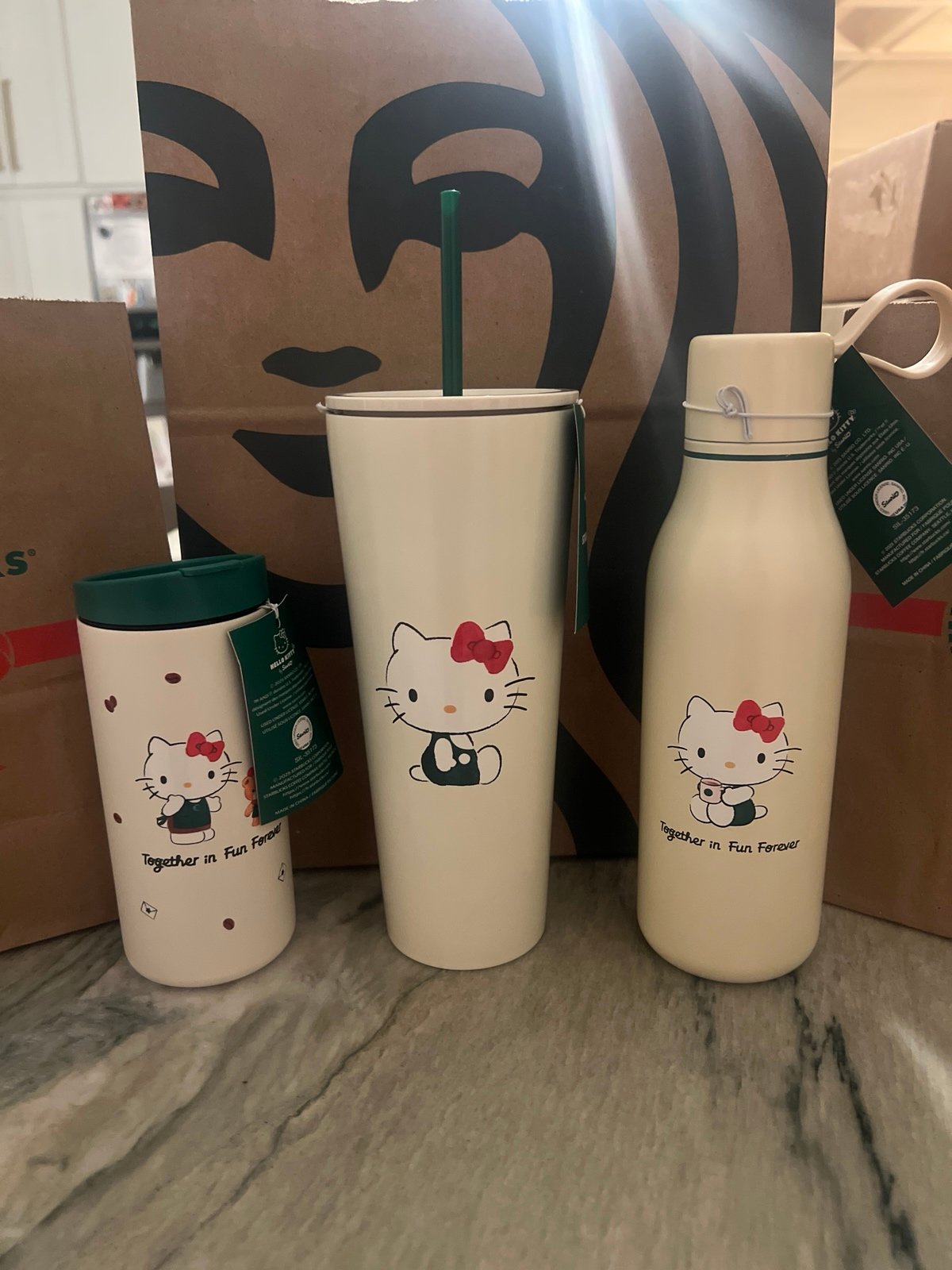 Hello Kitty x Starbucks Stainless Steel Trio