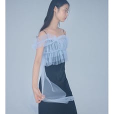SNIDEL Frill Tulle Camisole