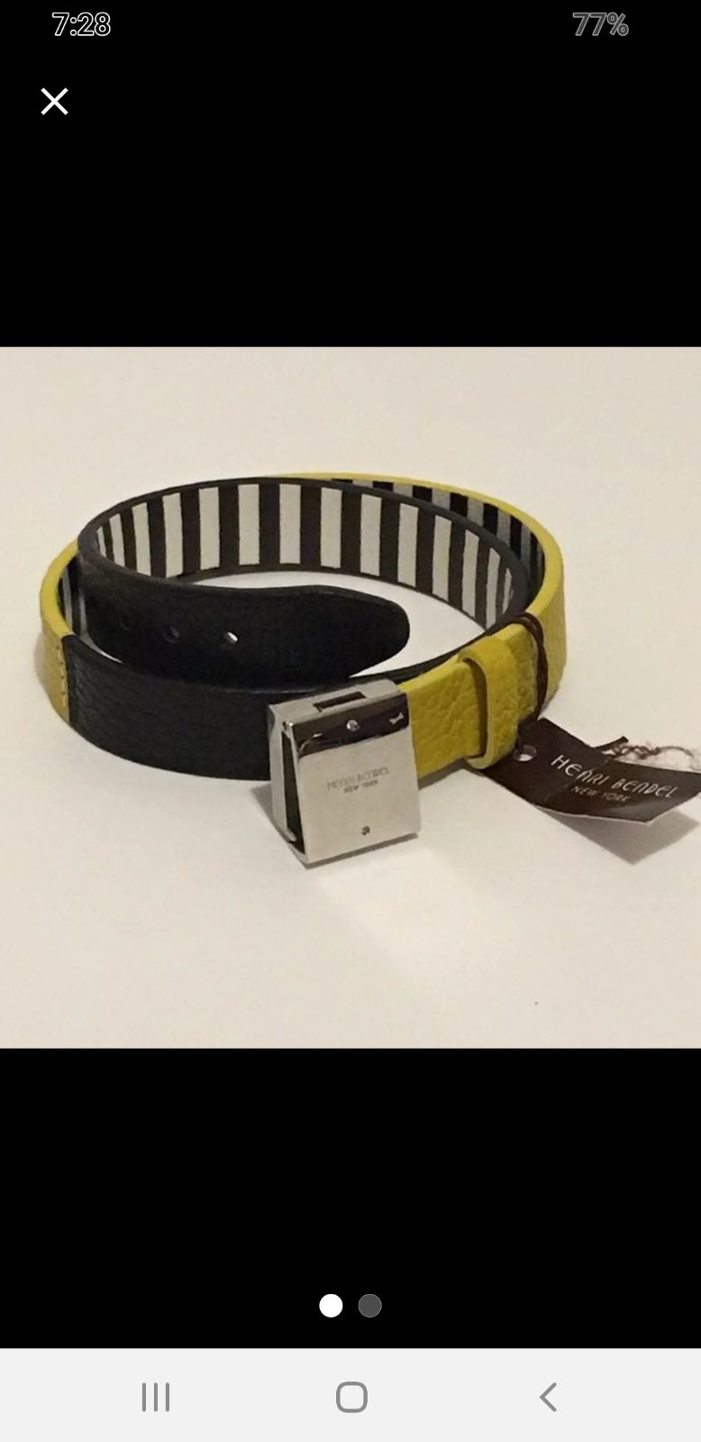 Leather bracelet