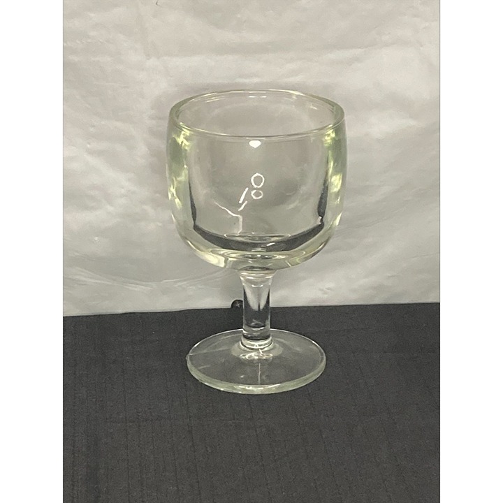 (Set of 4) Bartlett Collins Heavy Clear Goblet