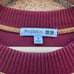 JW Anderson Uniqlo Sherpa Fleece Sweatshirt Size Medium Oversized Crop Burgundy