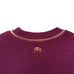 JW Anderson Uniqlo Sherpa Fleece Sweatshirt Size Medium Oversized Crop Burgundy