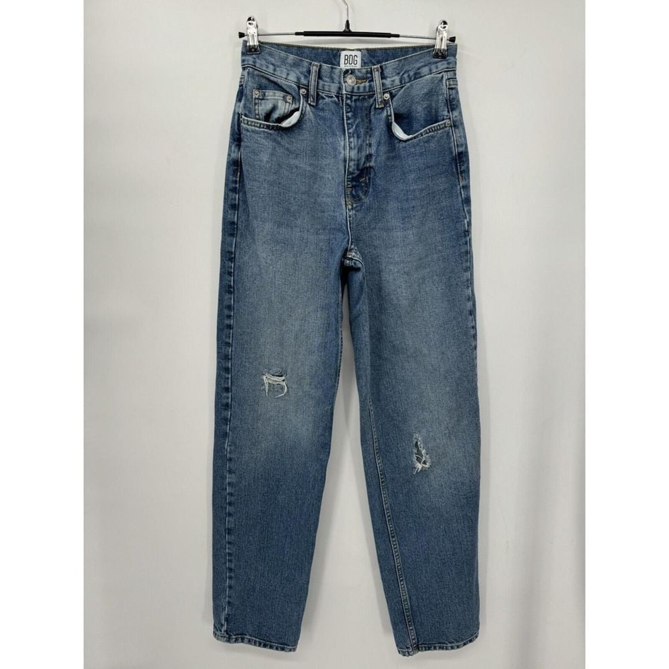 BDG Women's HIGH RISE BAGGY DISTRESSED JEANS SIZE 26
