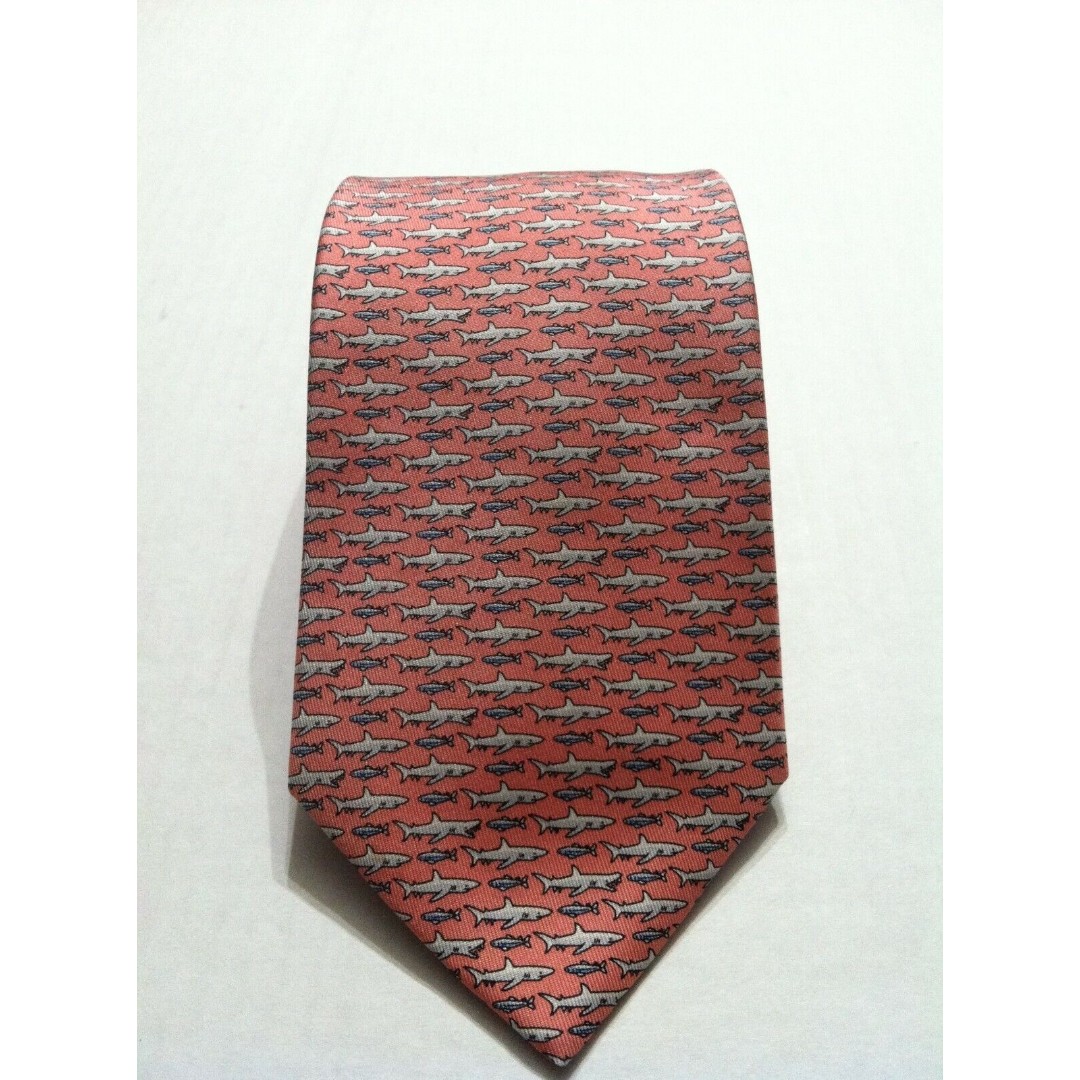 VINEYARD VINES MENS PINK 100%SILK CLASSIC NECK TIE WIDTH: 3 5/8