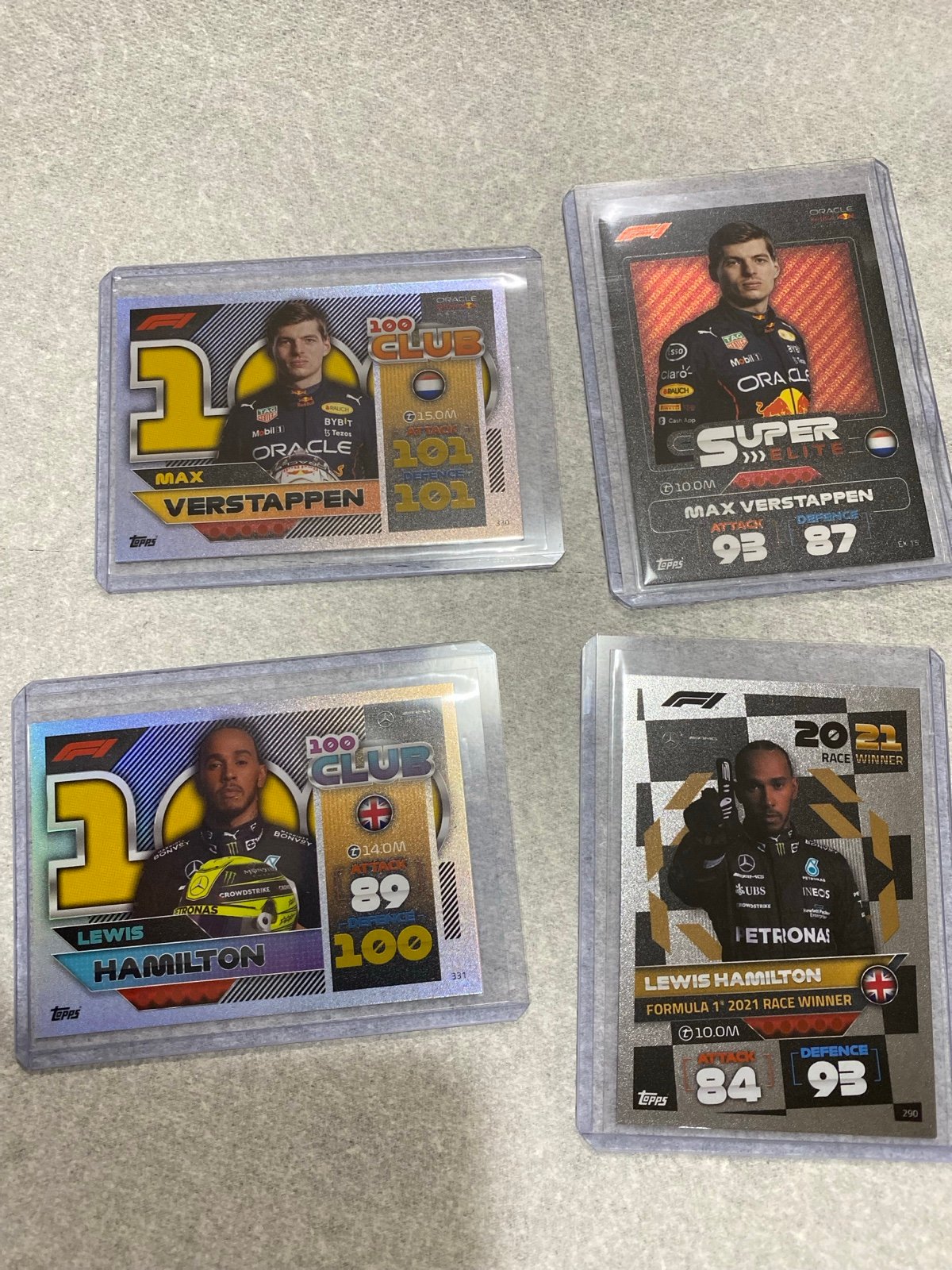 F 1 Topps Holos