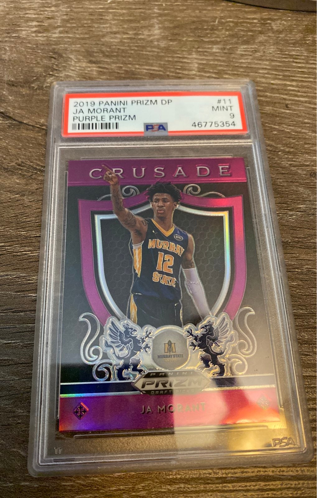 Ja Morant purple prizm psa 9
