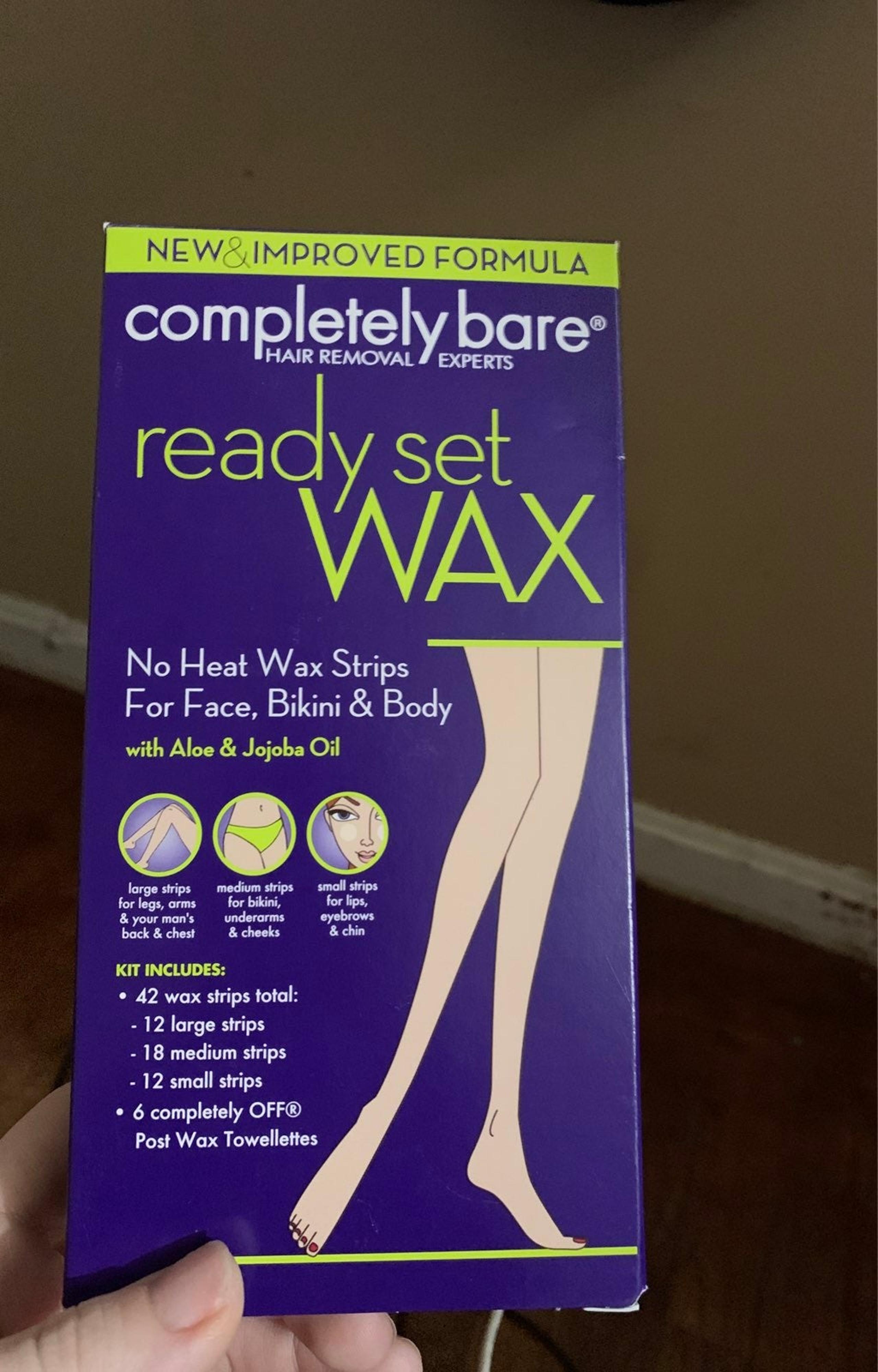 Ready set wax set strips