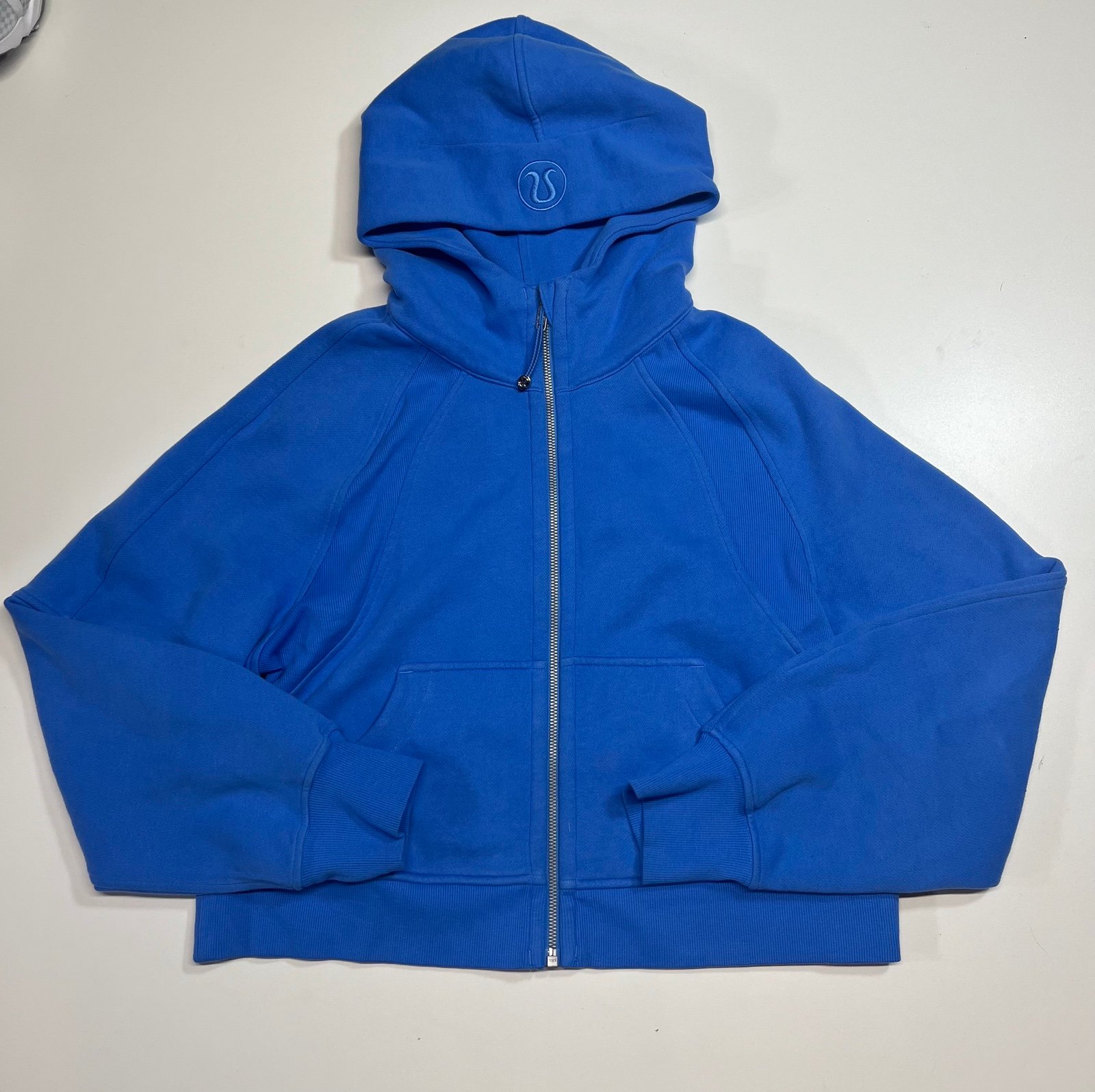 Lululemon Scuba Oversized Full Zip Hoodie Color: Blue Women’s Size XS / S