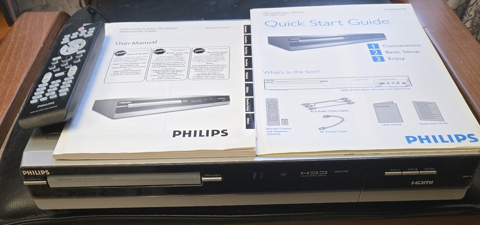 Philips HDD&DVD Player / Recorder DVDR3575H/37