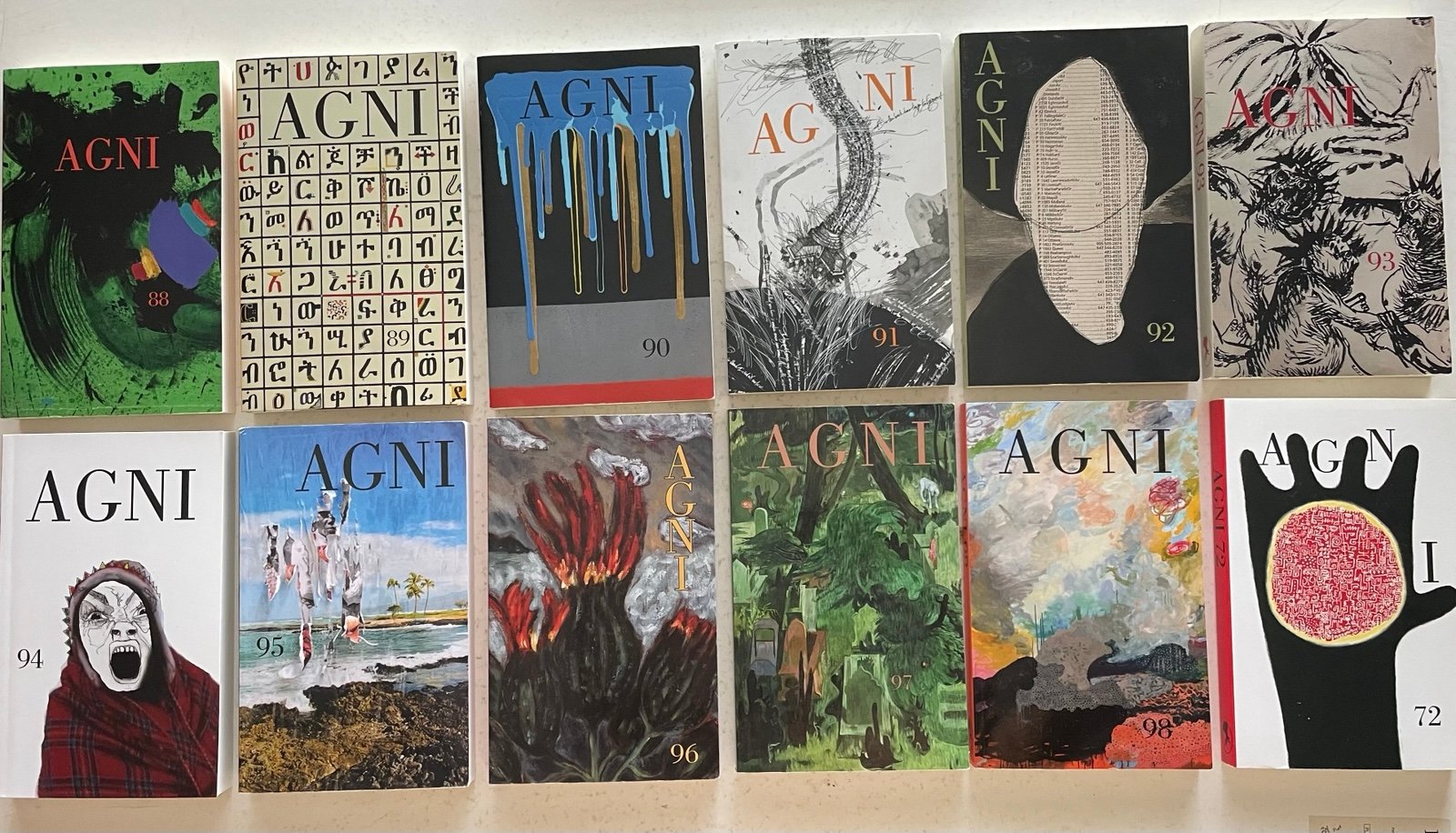 AGNI Magazine Book Collection Of 12