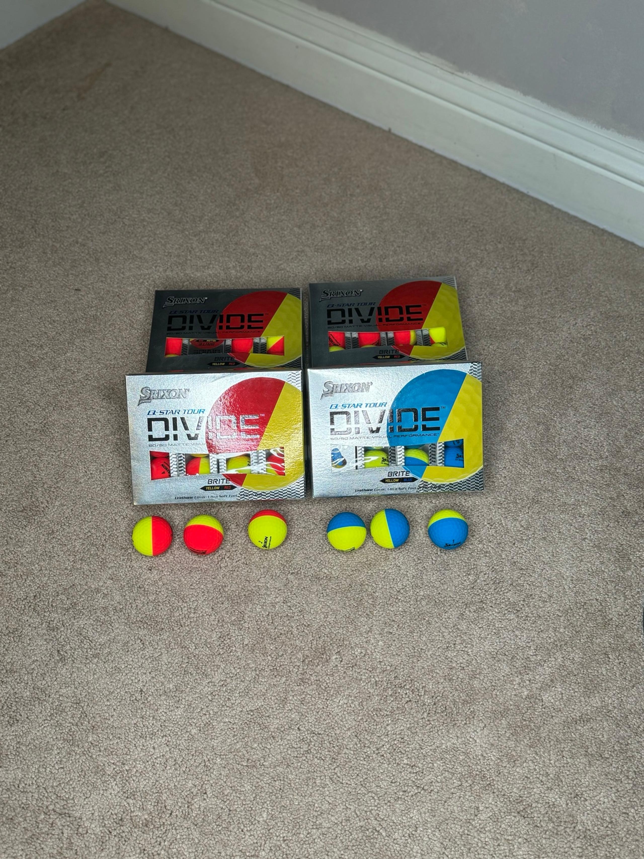 Srixon Q star divide golf balls