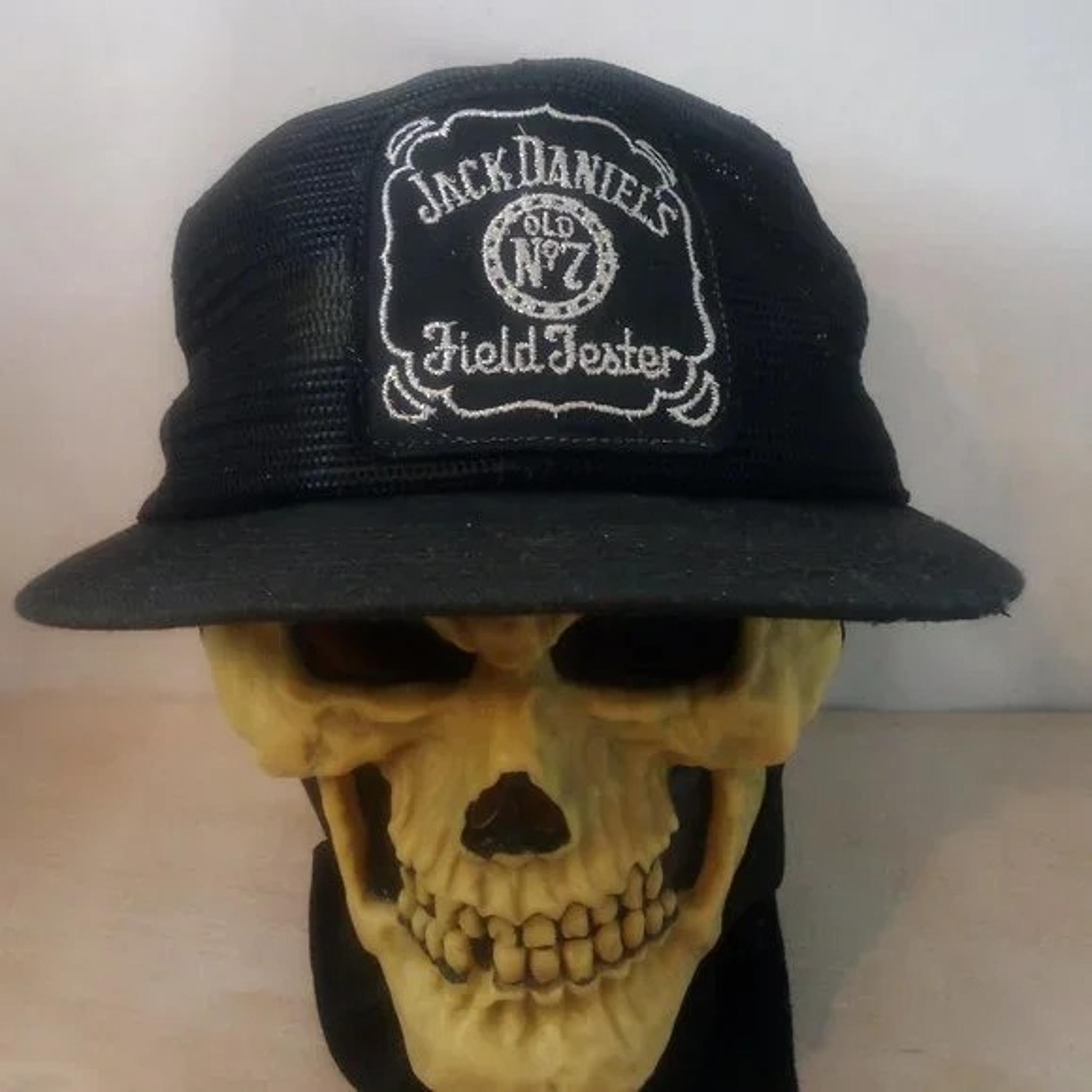 Vintage K Brand Jack Daniel's Field Tester Patch Snap Trucker Hat