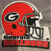 VINTAGE 14 GEORGIA BULLDOGS Shaped PENNANT-Official College Product