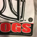 VINTAGE 14 GEORGIA BULLDOGS Shaped PENNANT-Official College Product