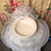 Sylvia vintage 1970’s women’s white wool and mesh formal hat fascinator