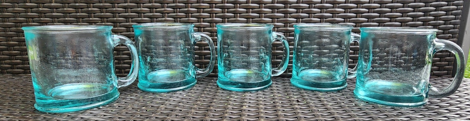 5 High Quality Recycled Glass Coffee Cups