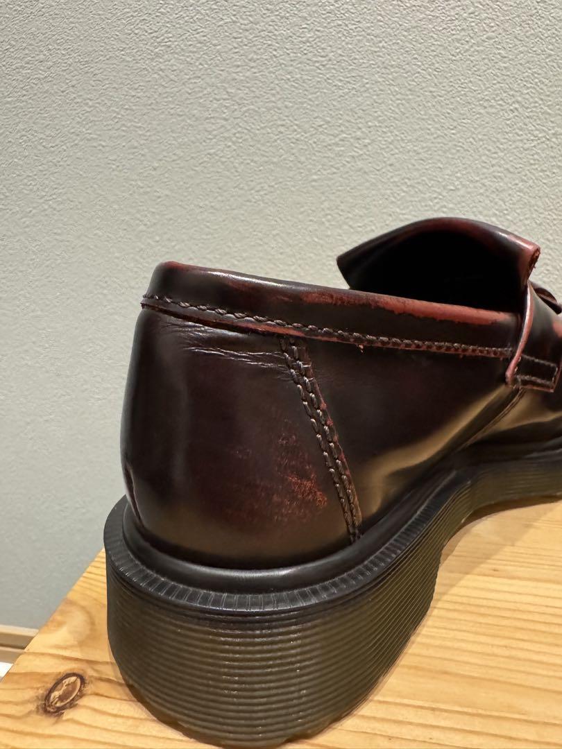 Dr.Martens Adrian UK4 チェリーレッド UK4, US6 Amazon.com | Dr. Martens - Mens Adrian Tassle Loafer, Size