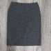 Escada Women Size 40 Wool Gray Pinstrip Pencil Straight Skirt Office Modern Work
