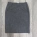 Escada Women Size 40 Wool Gray Pinstrip Pencil Straight Skirt Office Modern Work