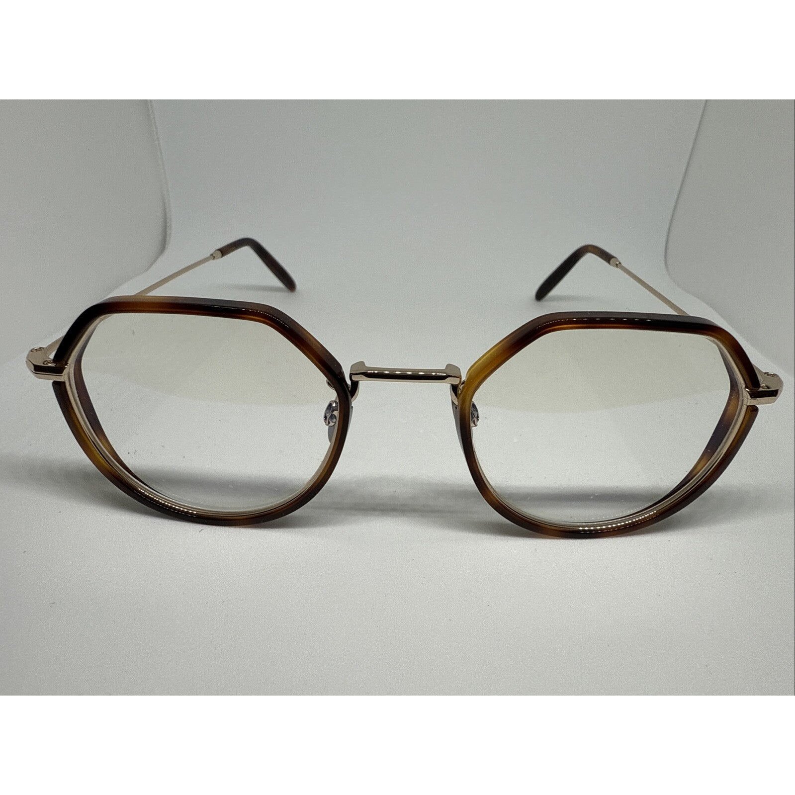 Cubitts Wakefield Brown & Gold Frame 49mm Eyeglasses