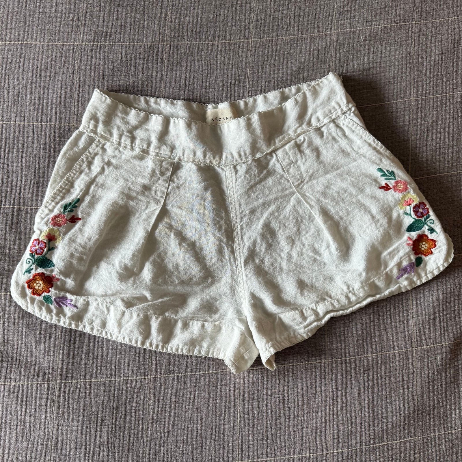 Sézane linen shorts