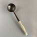 Cutco 17 JG Serving Ladle Spoon Pearl White Handle Stainless USA