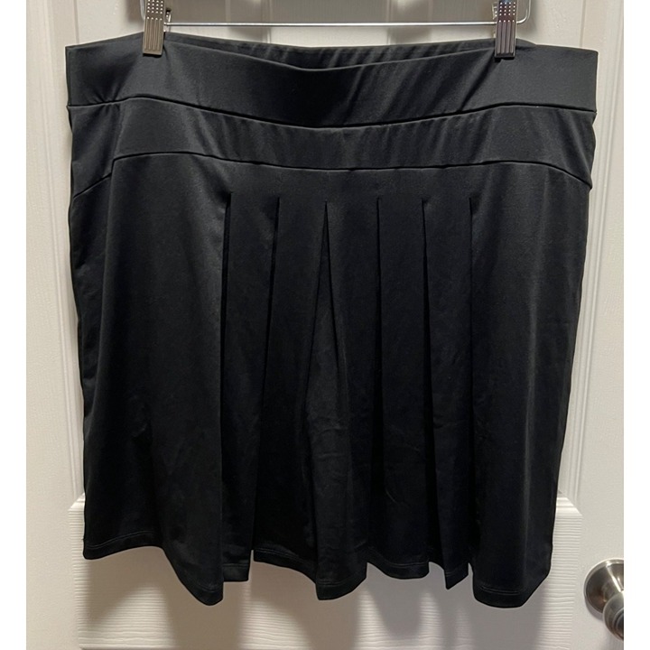j crew factory pleated leather skirt