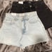 (2) High Rise Mom Shorts