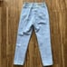 Vintage Lee Jeans Womens Medium Ultra Light Wash Elastic Waist Super High Rise