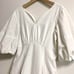 anuans✨ Heart Neck Cotton Mermaid Dress Ivory