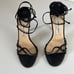 Jimmy Choo Brent black long lace strapped sandals high heel. EU 36 US 5.5