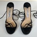 Jimmy Choo Brent black long lace strapped sandals high heel. EU 36 US 5.5