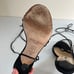 Jimmy Choo Brent black long lace strapped sandals high heel. EU 36 US 5.5