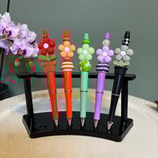 Artisan Designed Beaded Beadable Pen Spring Flower Inspired Mother’s Day Gift