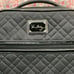 Vera Bradley Iconic Black Quilted Rolling Weekender Carry On Luggage